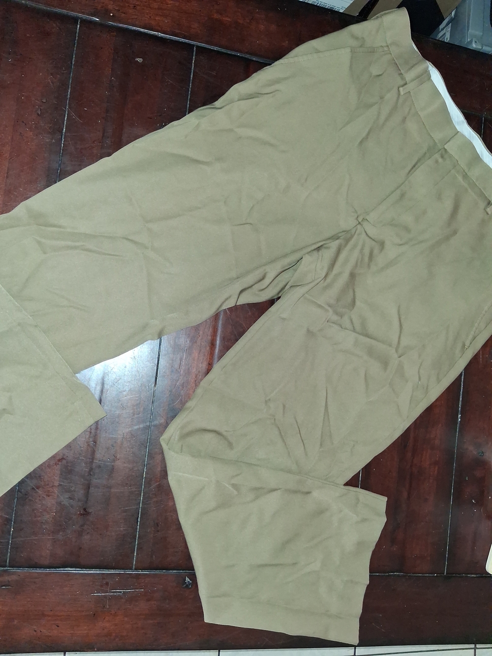 David Taylor Men's Tan Chinos